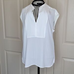 J. CREW White Sleeveless Blouse Size XS